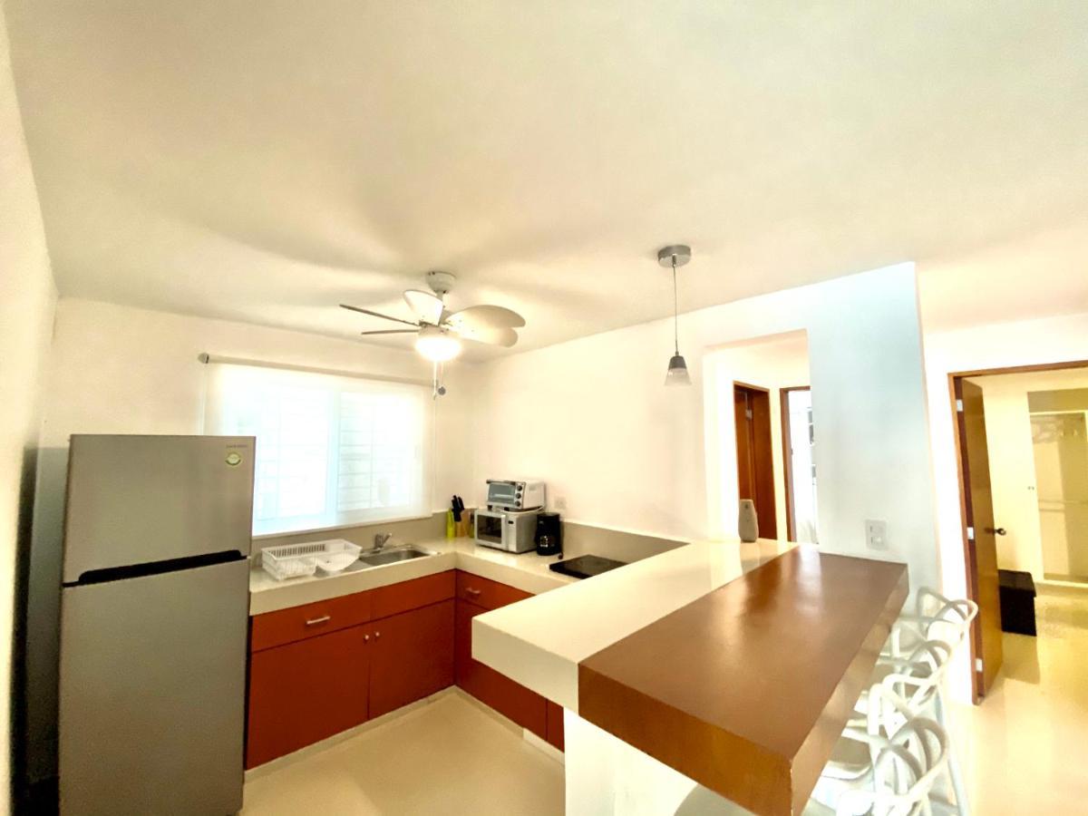 Apartamento cálido y moderno en la entrada de la zona hotelera Cancún Exterior foto