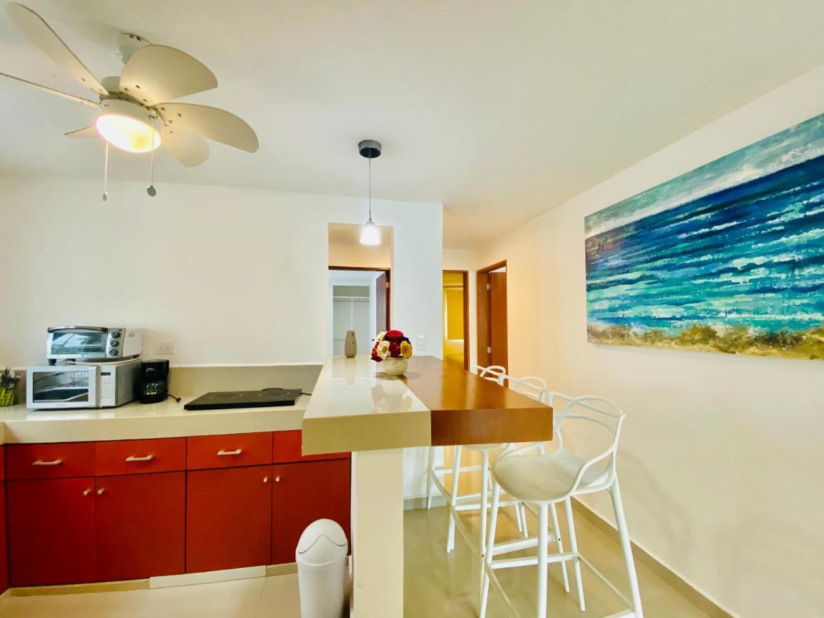 Apartamento cálido y moderno en la entrada de la zona hotelera Cancún Exterior foto