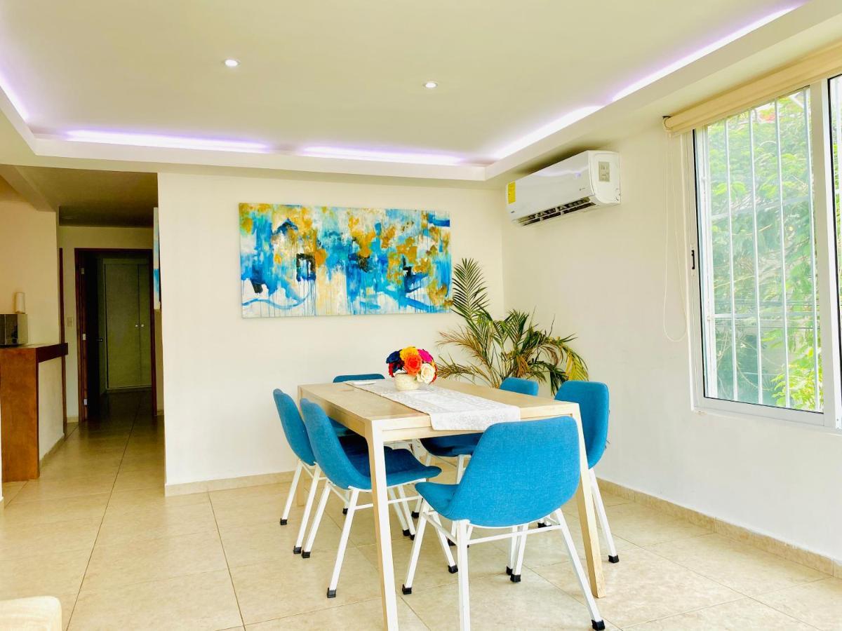 Apartamento cálido y moderno en la entrada de la zona hotelera Cancún Exterior foto